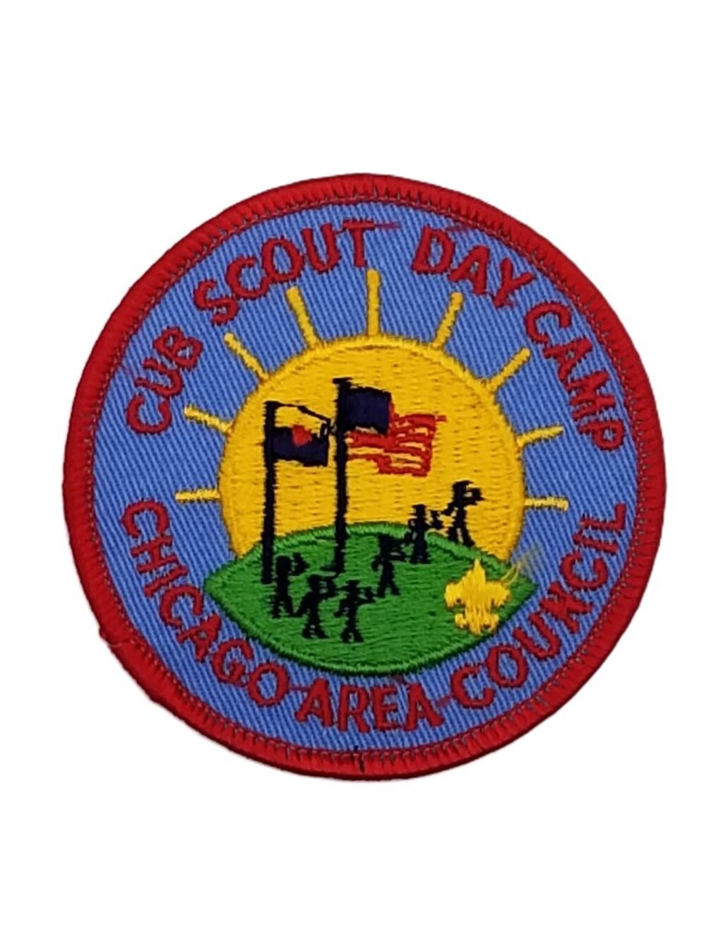 Chicago Area Council Cub Scout Day Camp BSA Boy Scout Patch New 3 Inch Round